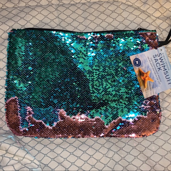 2-Way Sequin Swimsuit Sack - Picture 2 of 5